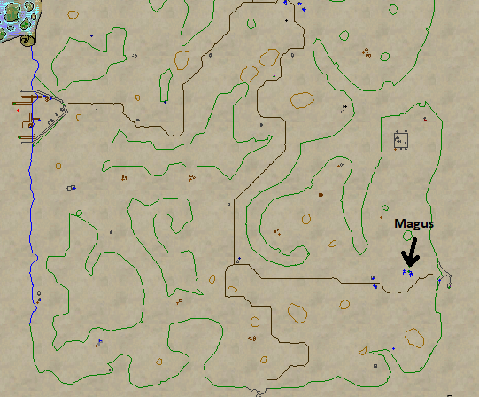 Butcherblock Mountains Magus Map Location